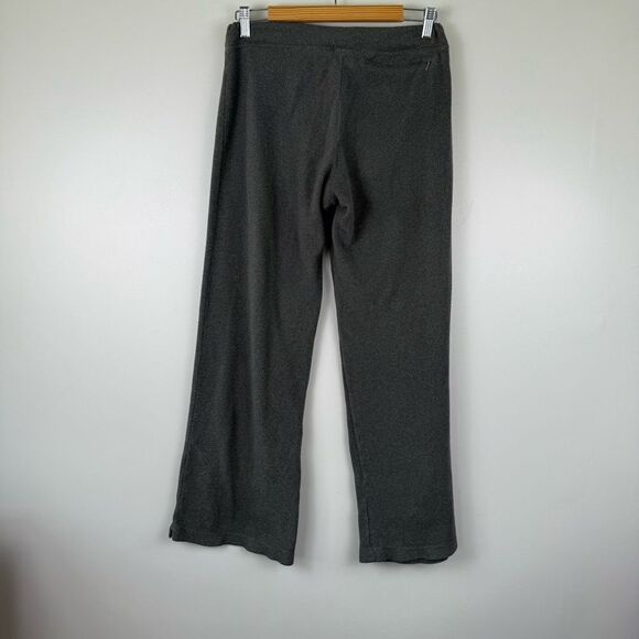 The North Face Lounge Pants Small Gray Polartec Drawstring Waist Straight Leg - Picture 4 of 8